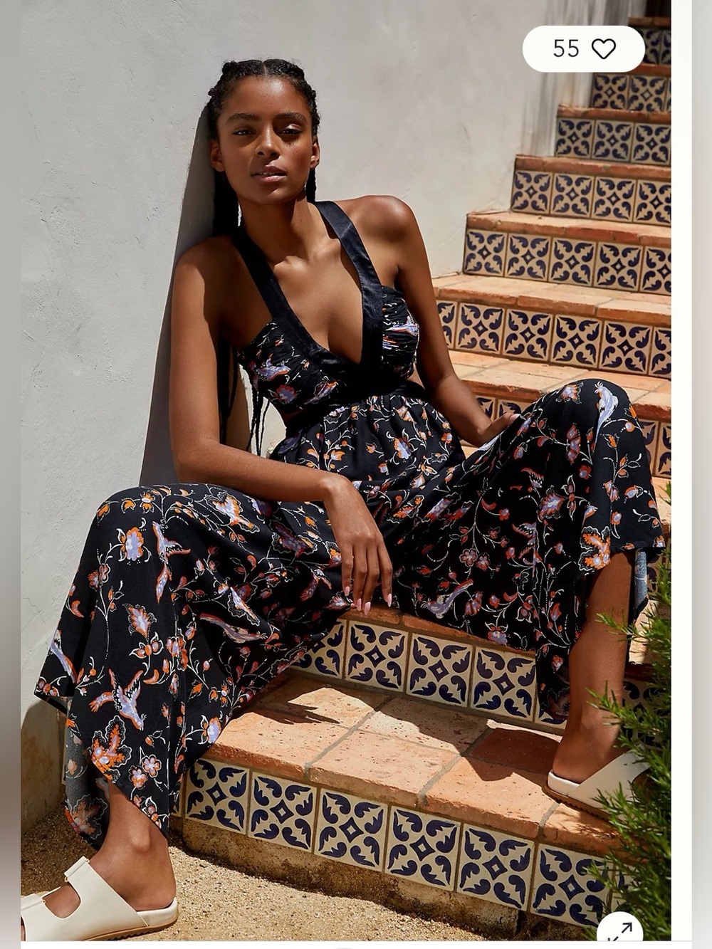 Anthropologie The Brinley V-Neck Jumpsuit - Picture 3 of 8